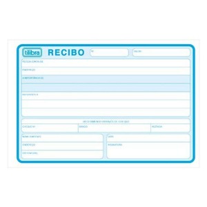 Impresso - Recibo Comercial - 1/2 Oficio - Tilibra